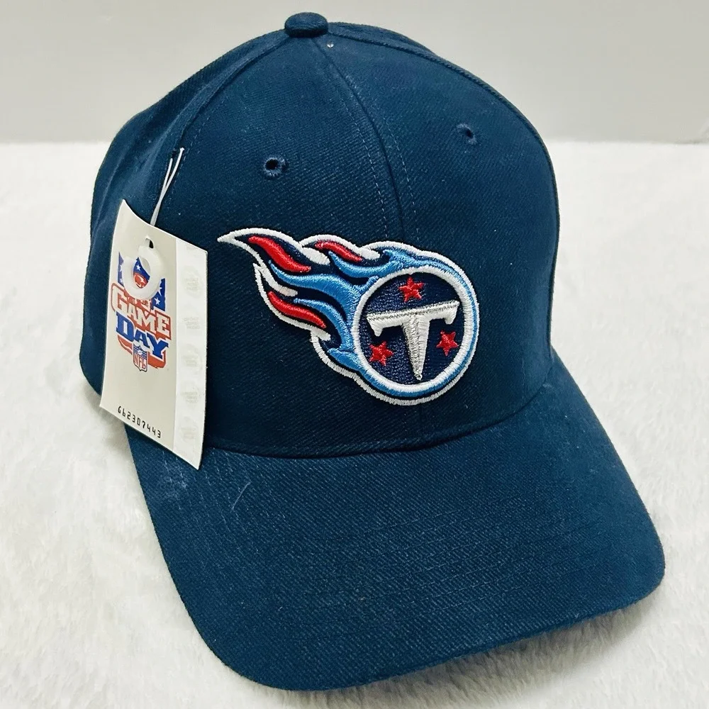 Game Day Tennessee Titans Team Adjustable Hat Cap Strap Blue‎ NFL Football